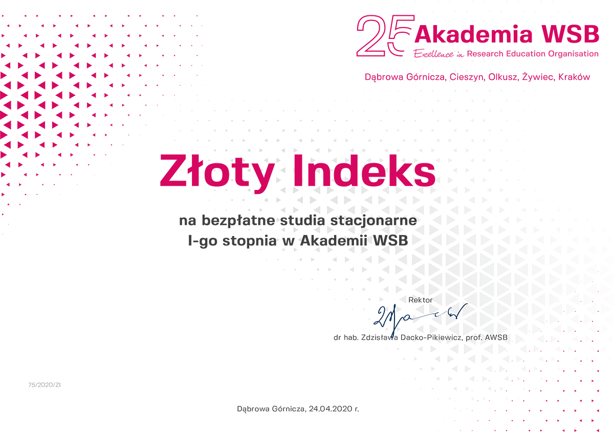 złoty indeks