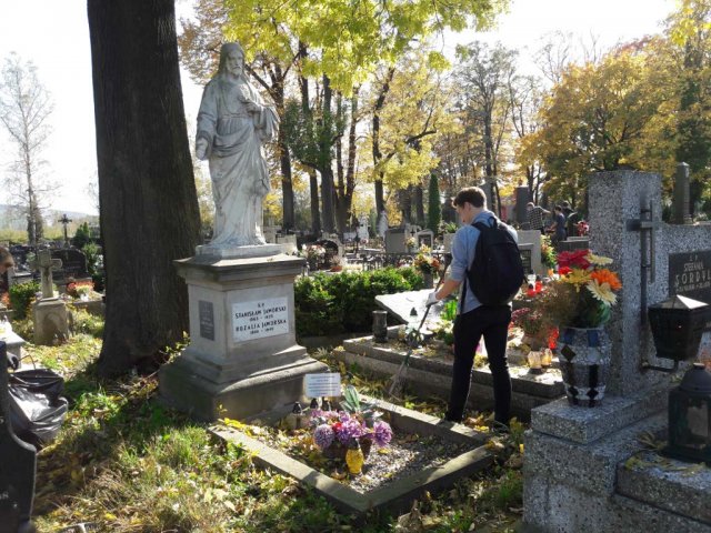 Porządkowanie nagrobków