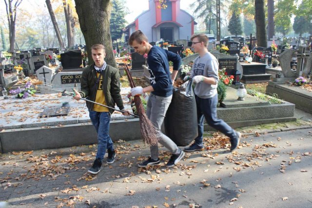 Porządkowanie nagrobków