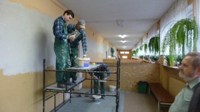 Prace budowlańców