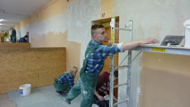 Prace budowlańców