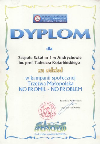 Podziękowania i Wyróżnienia