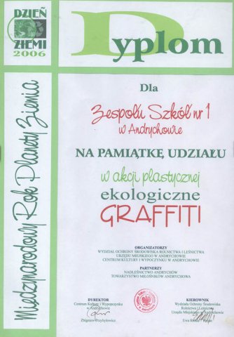 Podziękowania i Wyróżnienia