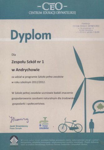 Podziękowania i Wyróżnienia