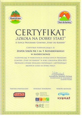 Podziękowania i Wyróżnienia