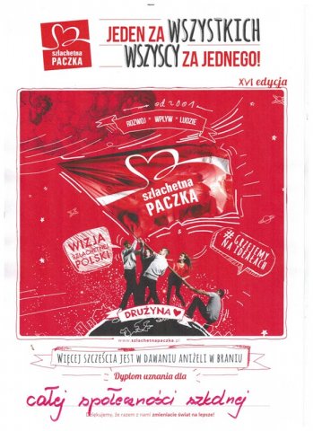 Podziękowania i wyróżnienia