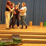 Próby do spektaklu "Maliny Aliny, czyli Balladyna'24". Koło Teatralne CKZiU w Andrychowie.