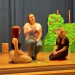 Próby do spektaklu "Maliny Aliny, czyli Balladyna'24". Koło Teatralne CKZiU w Andrychowie.