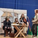 Próby do spektaklu "Maliny Aliny, czyli Balladyna'24". Koło Teatralne CKZiU w Andrychowie.