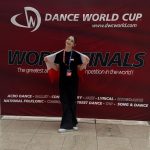Nikola Chmiel z klasy 3en CKZiU w Andrychowie 5 na świecie z grupą TEAM POLAND na Dance World Cup.